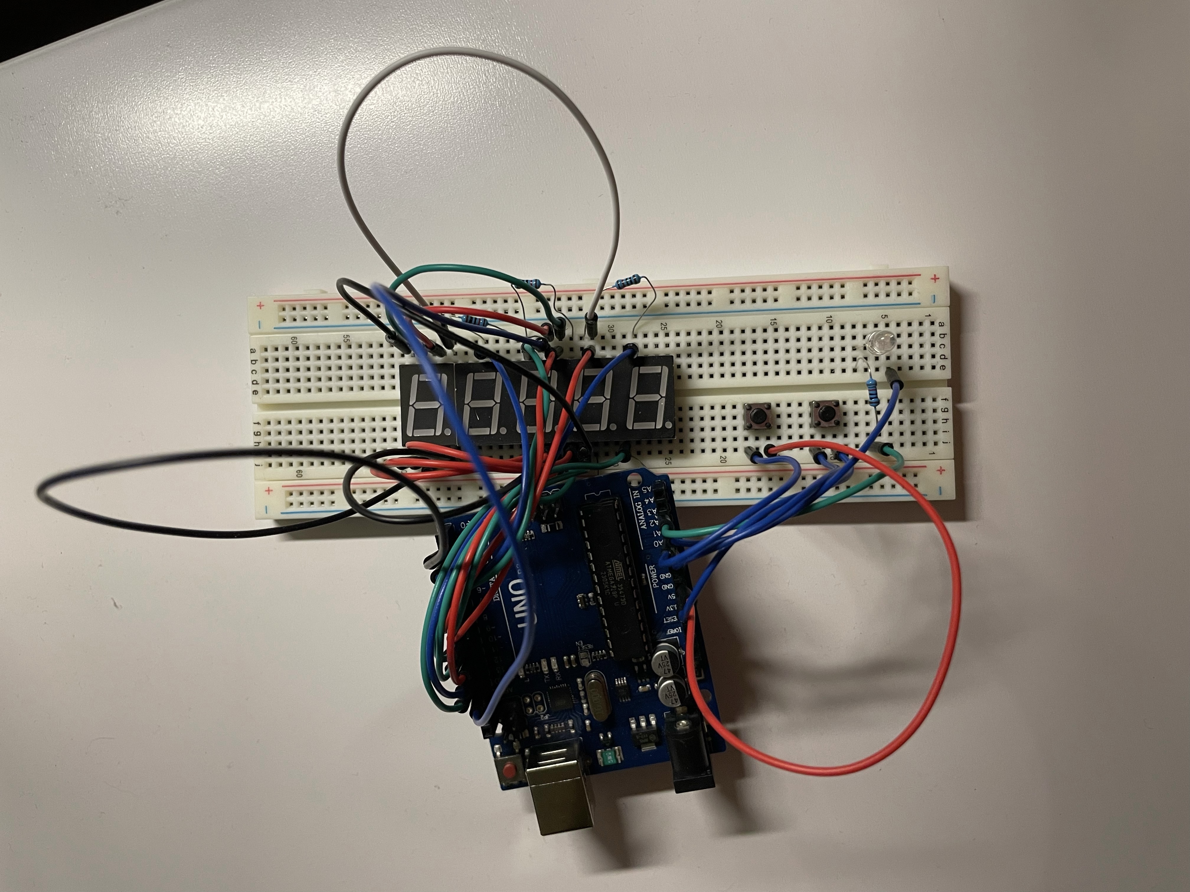 Stopwatch Breadboard